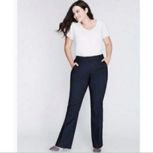 Lane Bryant Allie Blue Bootcut Trouser Pants Size 20